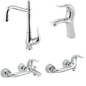 تصویر ست چهار تکه شیرالات کسری مدل کاسپین 