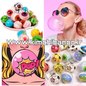 تصویر آدامس توپی بادکنکی (۳عددی) 