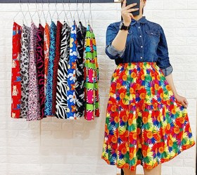 تصویر دامن دو چینه 