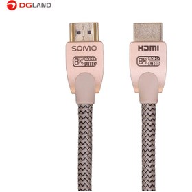 تصویر کابل HDMI سومو 1.2 متری با کیفیت 8K مدل Somo Sh8201 Somo HDMI 8K Cable SH8201