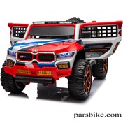 تصویر ماشین شارژی بی ام و ایکس 4 مدل AX2104 دو سرنشین واقعی 