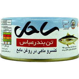 تصویر ساحل کنسرو ماهی تن در روغن مایع گیاهی 180گرم 