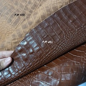 تصویر چرم طبیعی طرح دار کد ۱۰۲ 