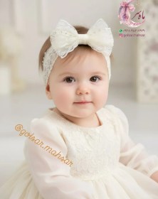 تصویر گلسر توری سبک - رنگ سفید 