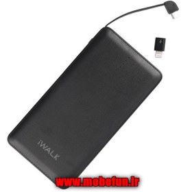 تصویر شارژر همراه آی واک مدل UBC10000W ظرفیت 10000 میلی آمپر ساعت iWalk UBC10000W 10000mAh Power Bank