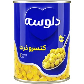 تصویر کنسرو " ذرت شیرین " دلوسه - ( 380 گرمی ) 
