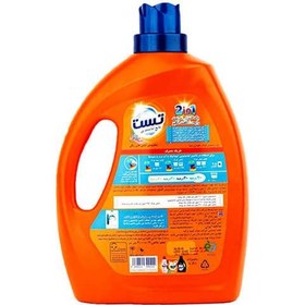 تصویر مایع لباسشویی مخصوص لباس رنگی تست مدل 2in1 مقدار 3000 میلی لیتر Test 2in1 Colored Clothes Washing Machine Liquid 3000ml