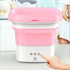 تصویر لباسشویی تاشو مسافرتی و قابل حمل (مینی واش تاشو _ مینی واش مسافرتی) مدل XYJ-001 Portable Folding Washing Machine