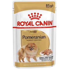 تصویر پوچ سگ بالغ پامرانین رویال کنین 85 گرم Royal Canin Pomer Wet 85g