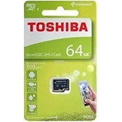 تصویر میکرو مموری Toshiba مدل M203 MicroSD ظرفیت 64GB 