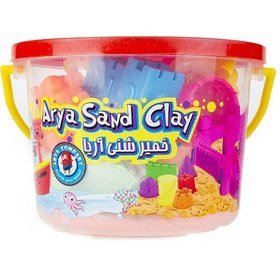 تصویر خمیر شنی آریا مدل 1080 وزن ۱ کیلوگرم با ابزار 