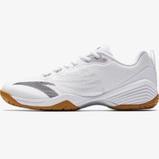 تصویر کفش بدمینتون زنانه برند آرورا برند anta Aurora badminton shoes summer new arrival non-slip professional training sports shoes White