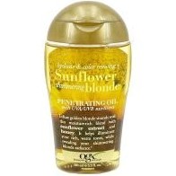 تصویر روغن مو آفتابگردان محافظت رنگ مو Sunflower Shimmering Blonde او جی ایکس OGX 