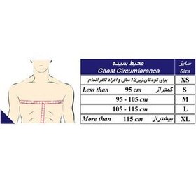 تصویر نگهدارنده قفسه سینه ضد حساسیت طب و صنعت 