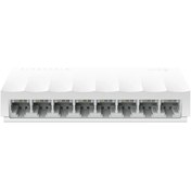 تصویر سوئیچ 8 پورت تی پی لینک مدل TP-LINK LS1008 TP-LINK LS1008 8 Port 10/100 Switch