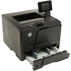 تصویر پرینتر لیزری HP مدل LaserJet Pro 400 M401dn صفحه تاچ ( استوک) به همراه کابل برق و کابل usb 