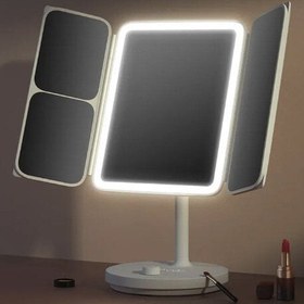 تصویر آینه آرایشی Jordan and Judy NV536 شیائومی Xiaomi Jordan and Judy LED Countertop Vanity Mirror Foldable