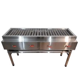 تصویر کباب پز گازی چدنی صنعتی 