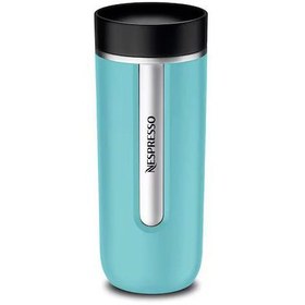 تصویر تراول ماگ نسپرسو رنگ آبی آکوا مدل Nomad Travel Mug Aquarelle 