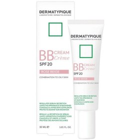 تصویر بی بی کرم حاوی SPF20 پوست چرب و مختلط درماتیپیک 30 میلی لیتر Dermatypique BB Cream SPF20 For Combination To Oily Skin 30 ml