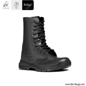 تصویر پوتین شاهین چرم چاپی Printed leather falcon boots