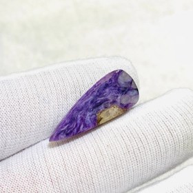 تصویر نگین چاروئيت طبيعى اصل سایز 28*11 میلی‌متر 