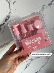 تصویر پک مسافرتی آرایشی ۸ تکه جعبه دار 