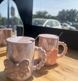 تصویر ماگ سرامیکی پاپیونی 