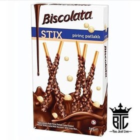 تصویر چوب شکلاتی با برنجک استیکس بیسکولاتا Biscolata STIX 