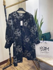 تصویر مانتو مجلسی ژاکارد کد 519 