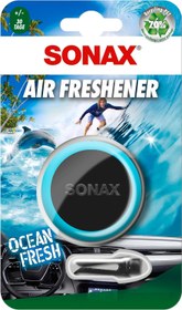 تصویر خوشبوکننده کلیپسی سوناکس رایحه اوشن فرش Sonax Air Freshener Ocean Fresh 