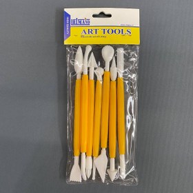 تصویر ابزار سفالگری مدل art tools مجموعه 8 عددی 