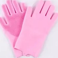 تصویر دستکش پرزدار سیلیکونی 