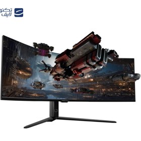 تصویر مانیتور گیمینگ کولر مستر مدل GP57ZS سایز ۵۷ اینچ کیفیت UHD ۱ms ۱۲۰ هرتز 