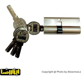 تصویر سیلندر قفل درب 7 سانت با کلید ویژه 