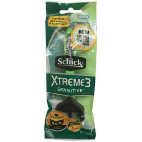 تصویر تیغ خودتراش شیک مدل xtreme3 sensitive 