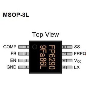 تصویر FP6290TR MSOP8 درایور مخصوص السیدی New and original+گارانتی 