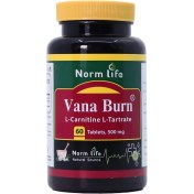 تصویر قرص ال کارنیتین 500 میلی گرم وانا برن نورم لایف 60 عددی Vana Burn 500 mg Norm life 60 Tablets