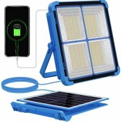 تصویر پروژکتور خورشیدی 100 وات UXI BL-911 دارای پنل خورشیدی جدا شونده 100 Watt Solar Projector UXI BL-911