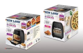 تصویر سرخکن ۱۲ لیتری بدون روغن نیولند مدل ۲۸۹۷BL Air Fryer Oven NEWLAND MODEL 2897BL