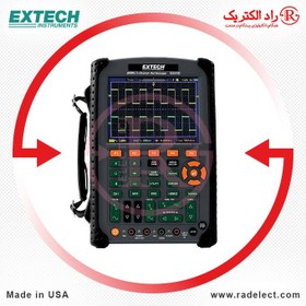 تصویر اسیلوسکوپ مولتی متر دیجیتال 100 مگاهرتز دو کاناله EXTECH MS6100 