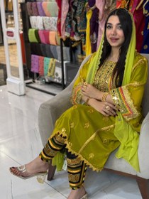 تصویر لباس سنتی جاسکی کوتاه 