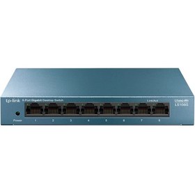 تصویر سوئیچ 8 پورت تی پی لینک TP-LINK LS108G 8-Port Switch 