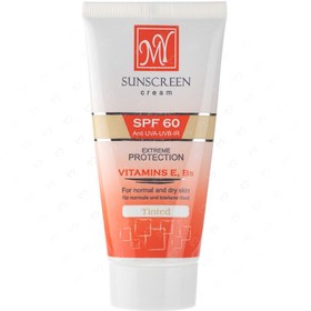 تصویر کرم ضد آفتاب مای رنگی حاوی ویتامین SPF60 مناسب پوست نرمال و خشک 50 میل My Sunscreen Tinted Cream For Normal and Dry Skins SPF60 50 ml