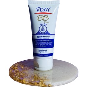 تصویر کرم ضد آفتاب BB کرم ویدی 50 میلی لیتر VDAY BB Cream SPF 50 UV PROTECTION 50ml