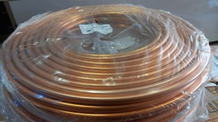 تصویر لوله مسی کلاف 50متری سایز 8 – 5/16 اینچ کد040 مهراصل 