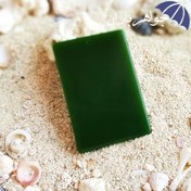 تصویر نگین یشم اصل مستطیلی درشت N3057 