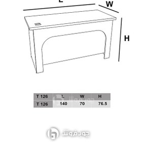 تصویر میز ام دی اف T126 