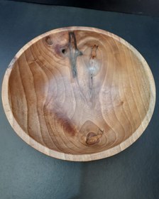 تصویر کاسه چوبی دستساز قطر22 handmade wooden bowl