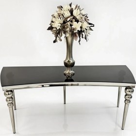 تصویر میز نیم هلالی توپی 